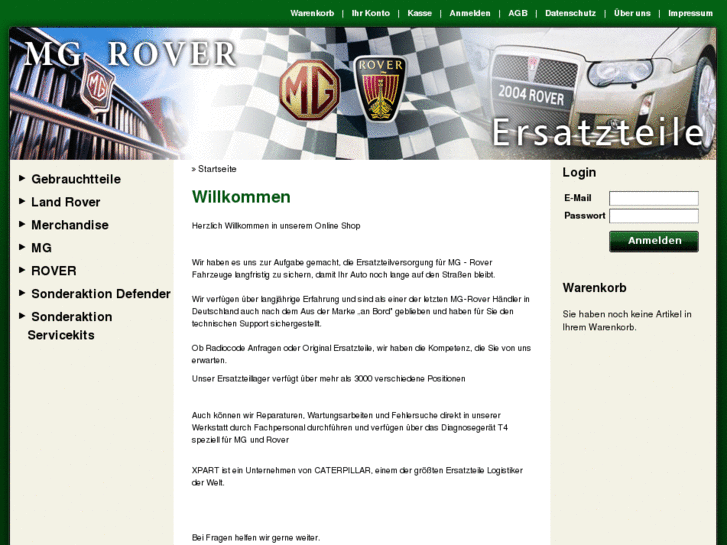 www.mg-rover-teile.de