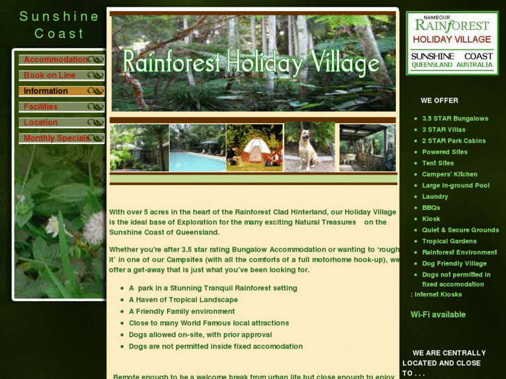 www.rainforestholidayvillage.com