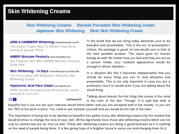 www.skinwhiteningcreams.info