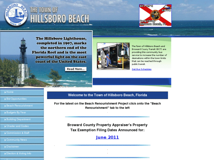 www.townofhillsborobeach.com