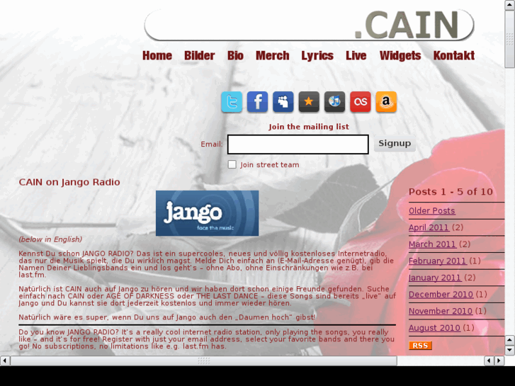 www.cain-music.com