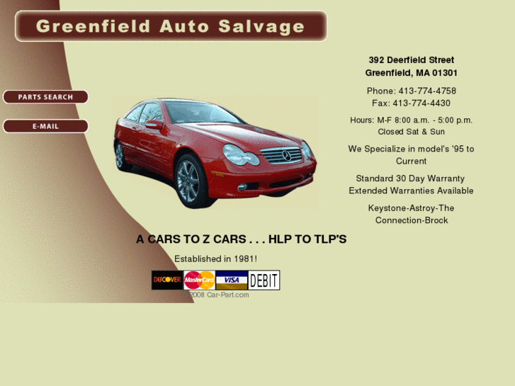 www.greenfieldautosalvage.com