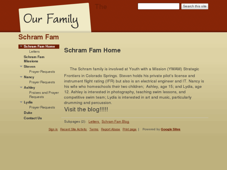 www.schramfam.com