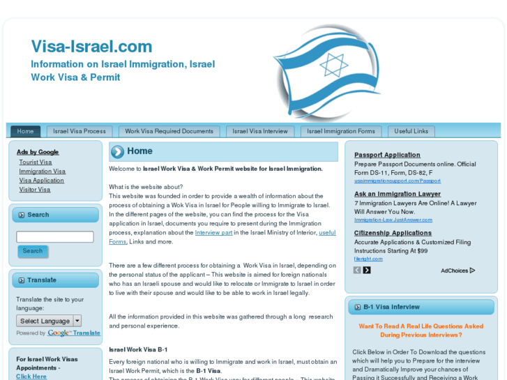 www.visa-israel.com