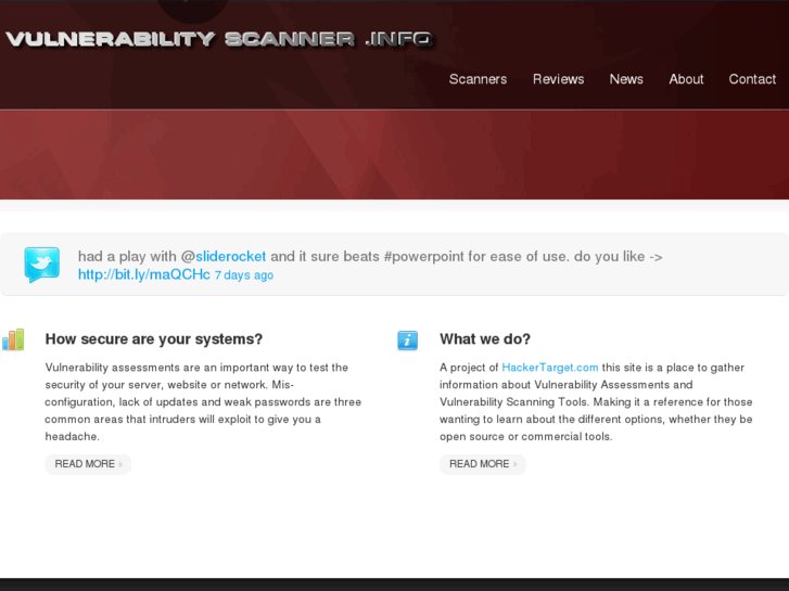 www.vulnerabilityscanner.info
