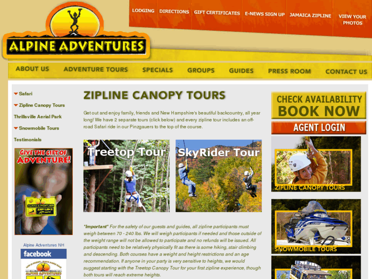 www.alpinezipline.net