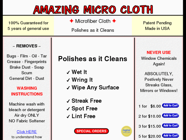 www.amazingmicrocloth.com