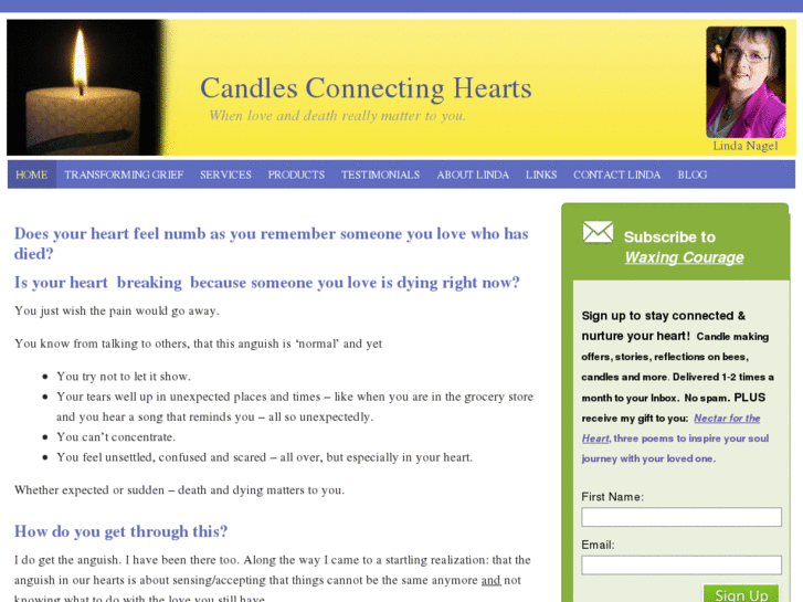 www.candlesconnectinghearts.com