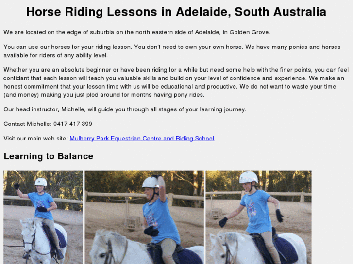 www.horseridinglessonsadelaide.com