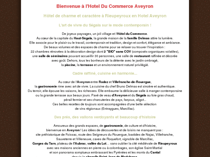 www.hotel-commerce-aveyron.com