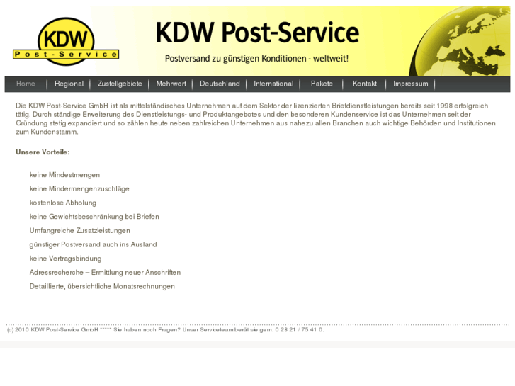 www.kdw-postservice.com