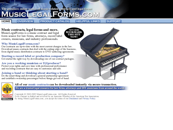 www.musiclegalforms.com
