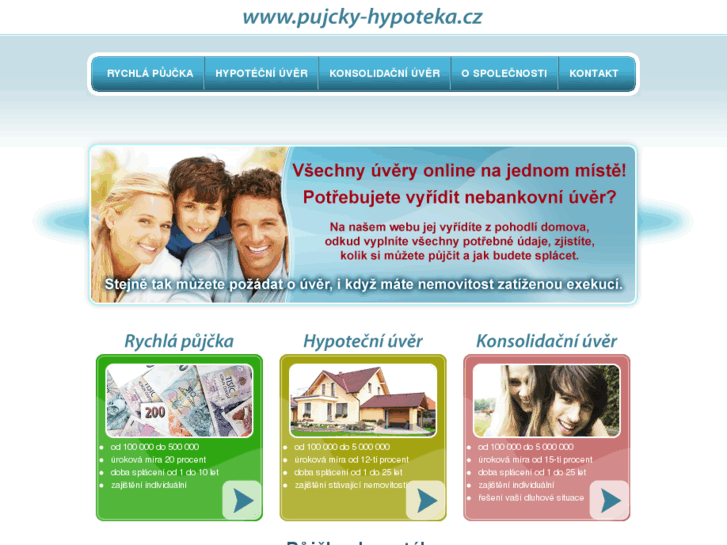 www.pujcky-hypoteka.cz