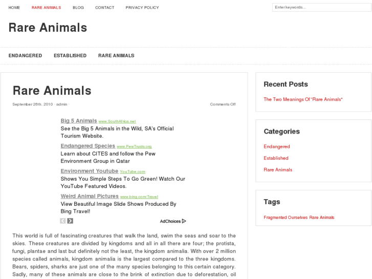 www.rareanimals.org