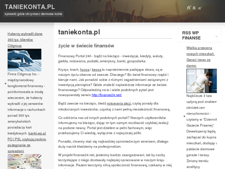 www.taniekonta.pl