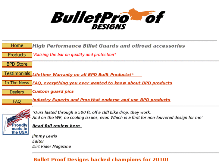 www.bulletproofdesigns.biz