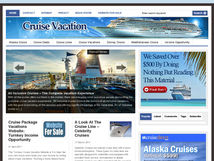 www.cruisepackagevacations.com