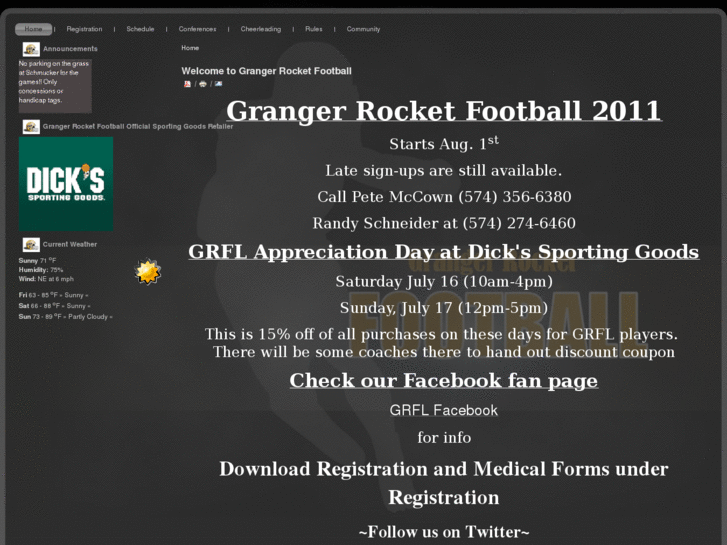 www.grangerrocketfootball.com