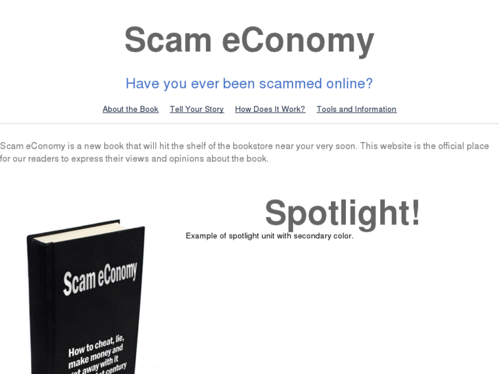 www.scameconomy.com