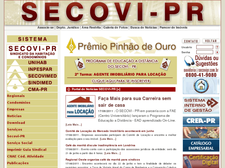 www.secovipr.com.br