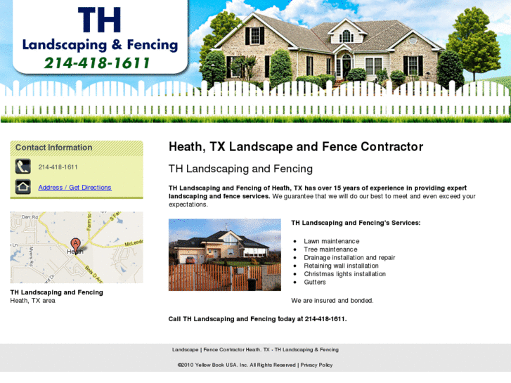 www.thlandscapingandfencing.com