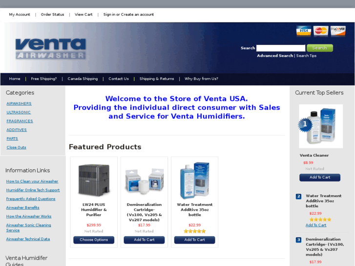 www.ventahumidifiers.com