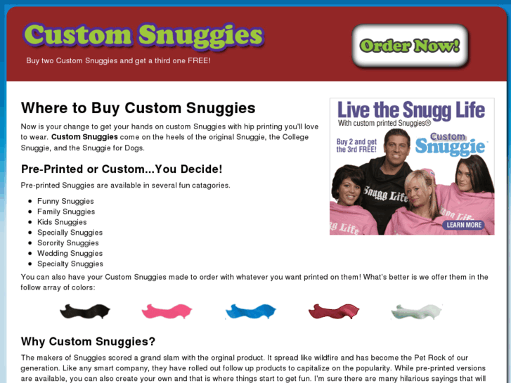 www.custom-snuggies.com