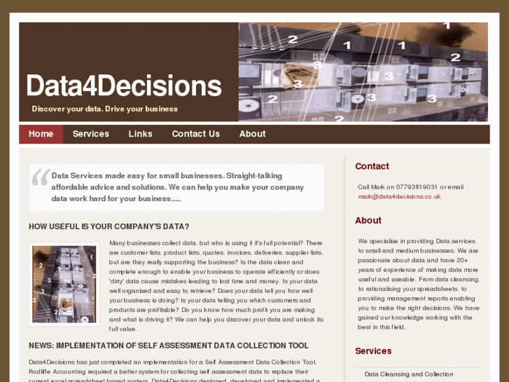 www.data4decisions.co.uk