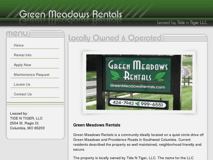 www.greenmeadowsrentals.com