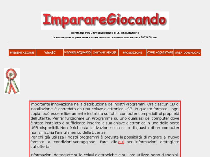 www.impararegiocando.it