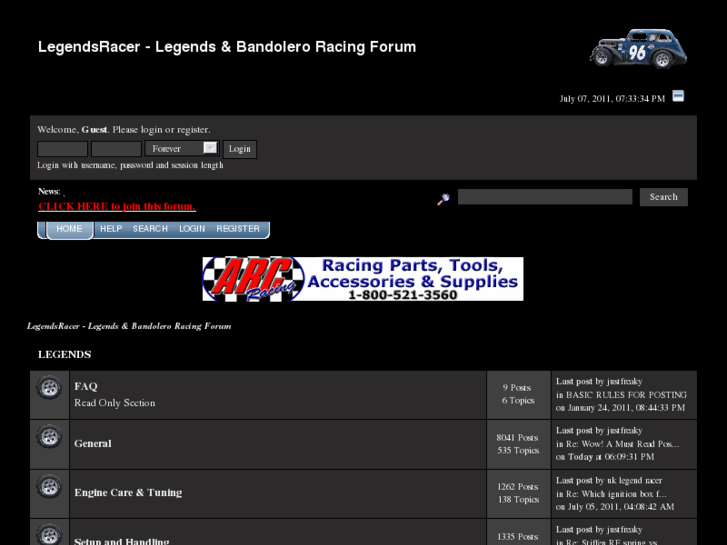 www.legendsracer.com