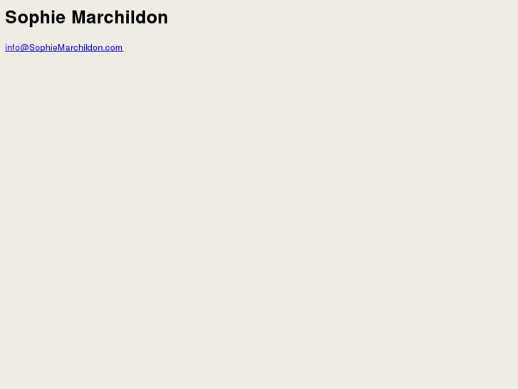 www.sophiemarchildon.com