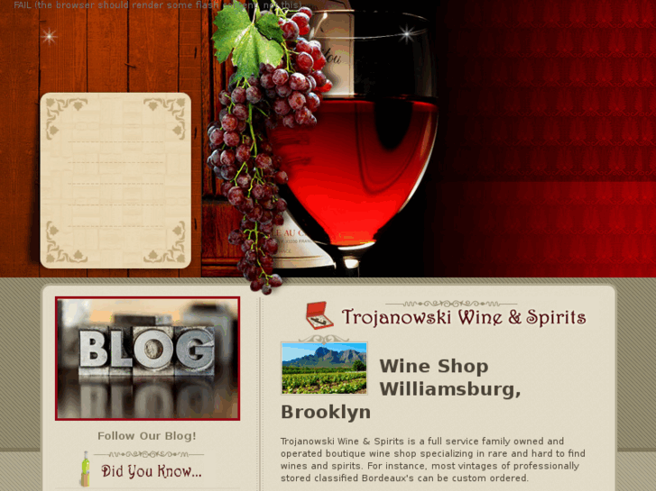 www.trojanowskiwineandspirits.com