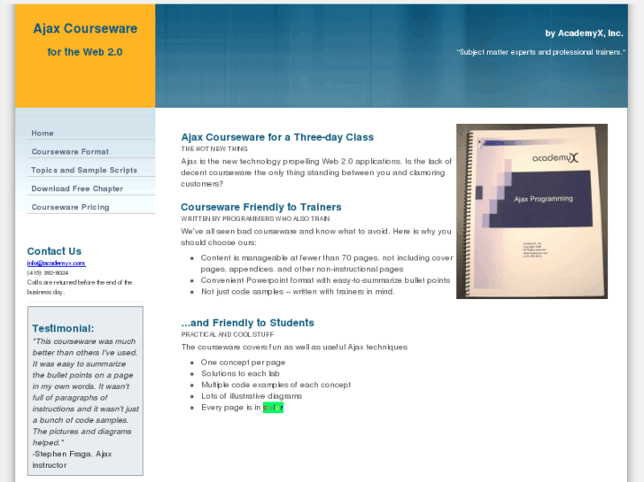www.ajax-courseware.com