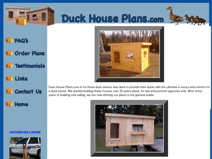 www.duckhouseplans.com