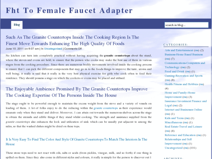 www.fhttofemalefaucetadapter.info