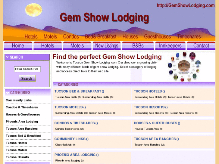 www.gemshowlodging.com