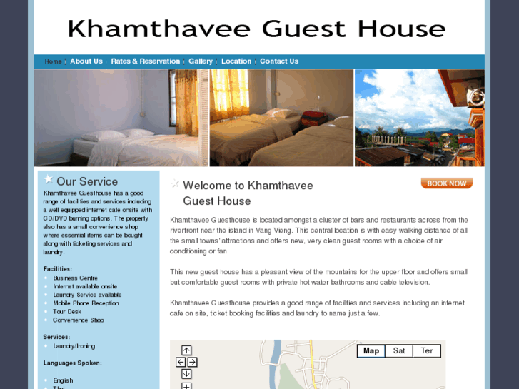 www.khamthavee-guesthouse.com