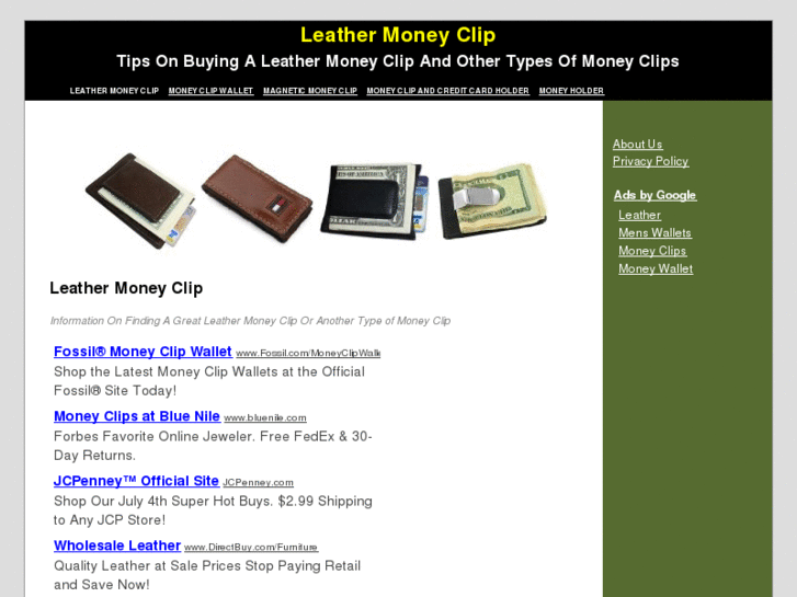 www.leathermoneyclip.org