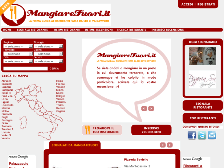 www.mangiarefuori.com