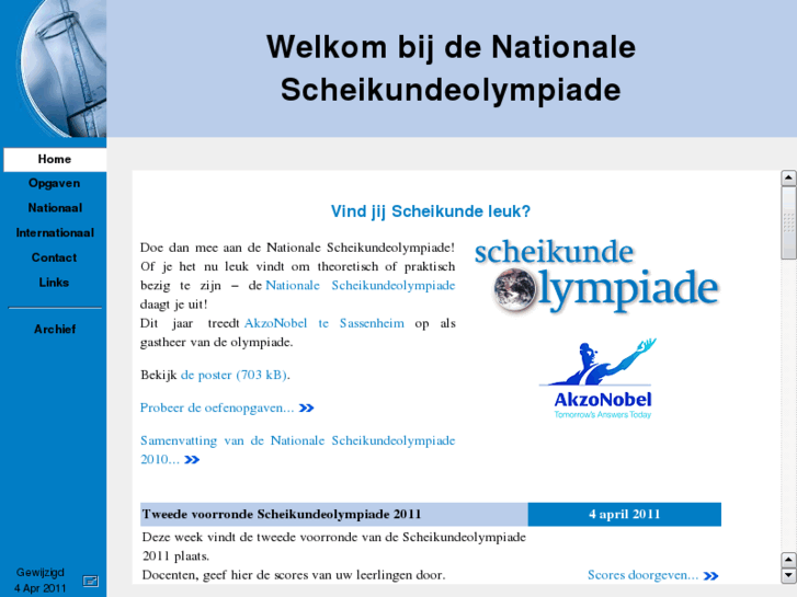 www.scheikundeolympiade.nl