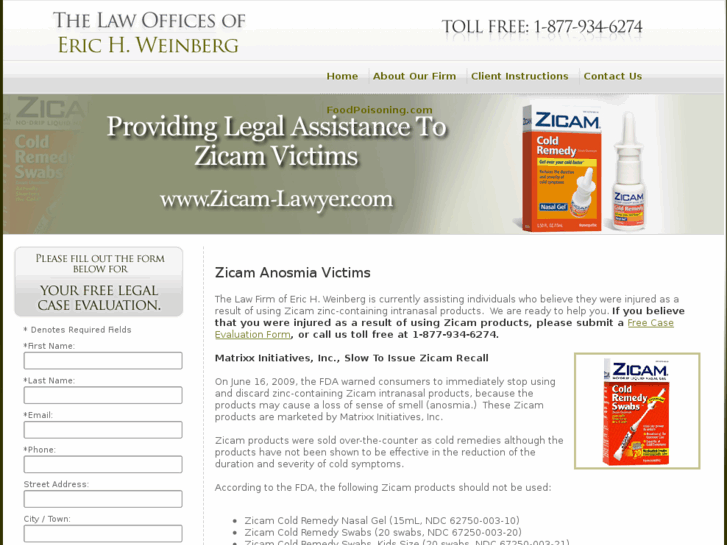 www.zicam-lawyer.com