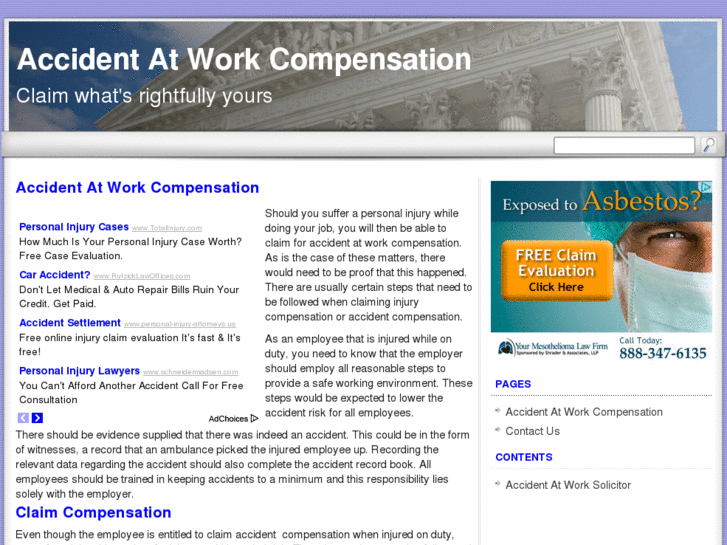 www.accidentatworkcompensation.org