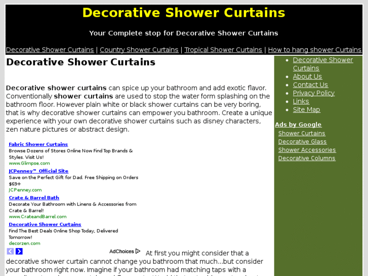 www.decorativeshowercurtains.org