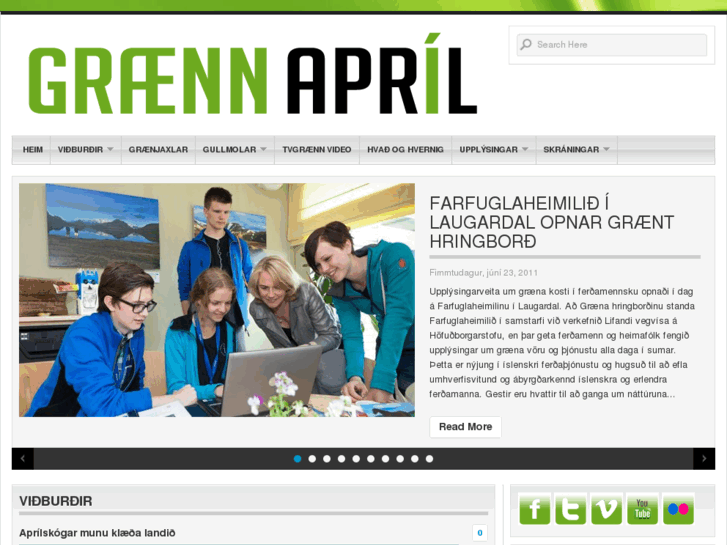 www.graennapril.is