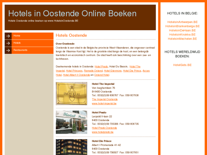 www.hotelsinoostende.com