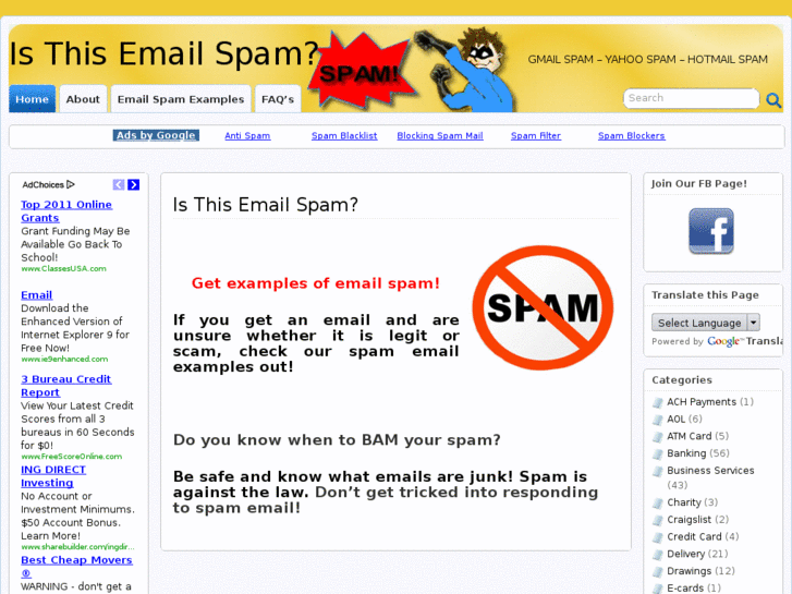 www.isthisemailspam.com