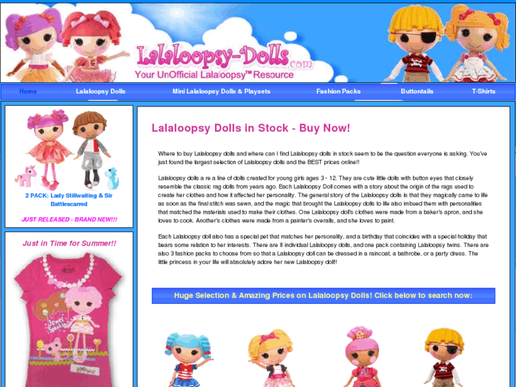 www.lalaloopsy-dolls.com