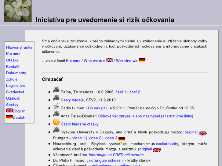 www.rizikaockovania.sk