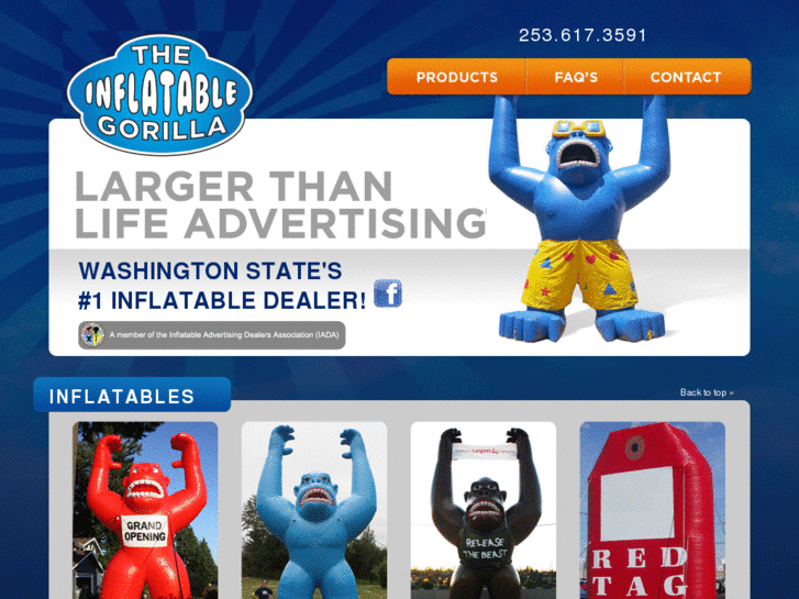 www.theinflatablegorilla.com